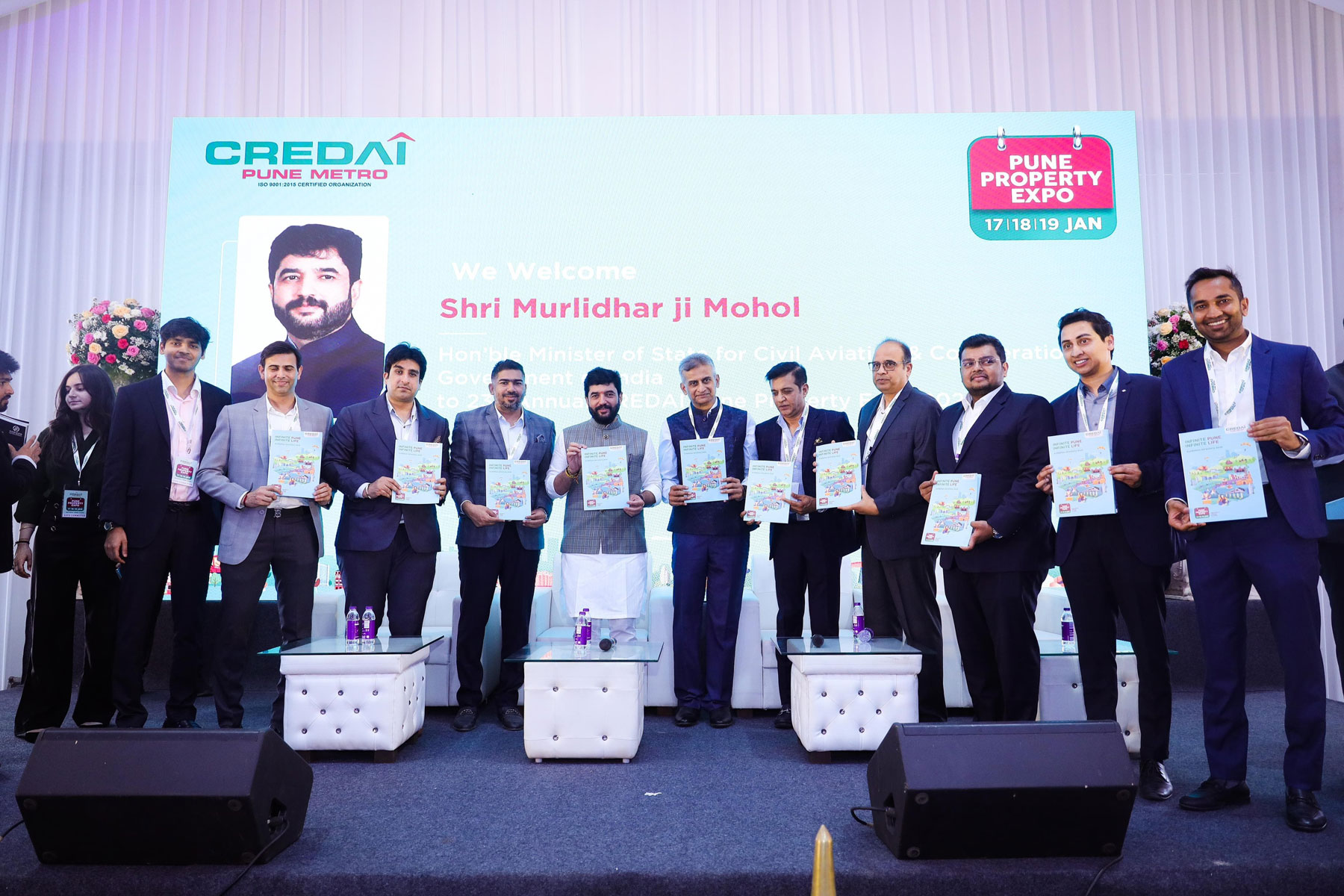 Shri Murlidhar Mohol Inaugurates CREDAI-Pune Metro Property Expo 2025