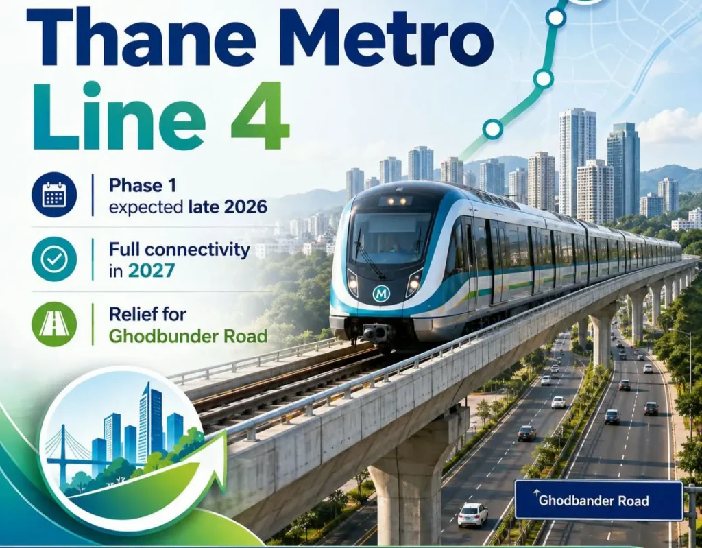 Thane’s First Phase From Gaimukh to Cadbury Junction Likely to Begin Operations in 2026 | Real Estate Magazine ThaneMetro