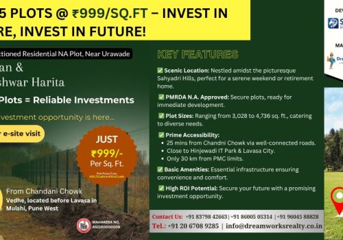 First 5 Plots @ ₹999/sq.ft – A Nature-Infused Investment Opportunity Near Pune